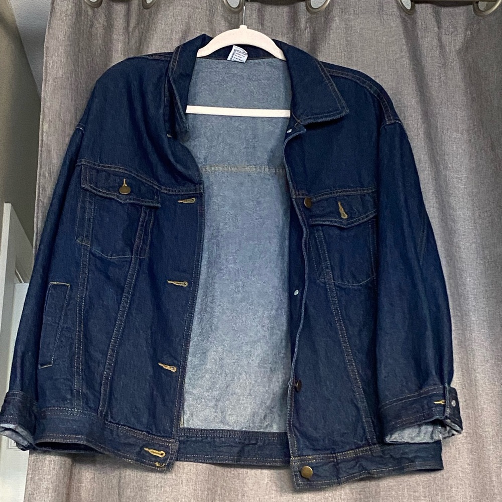 oversized denim jacket